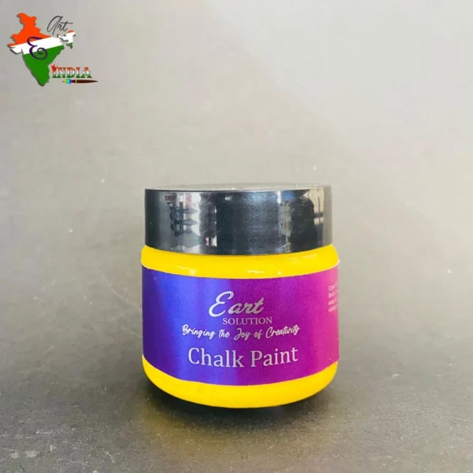 Yellow Chalk Paint For Art & Craft