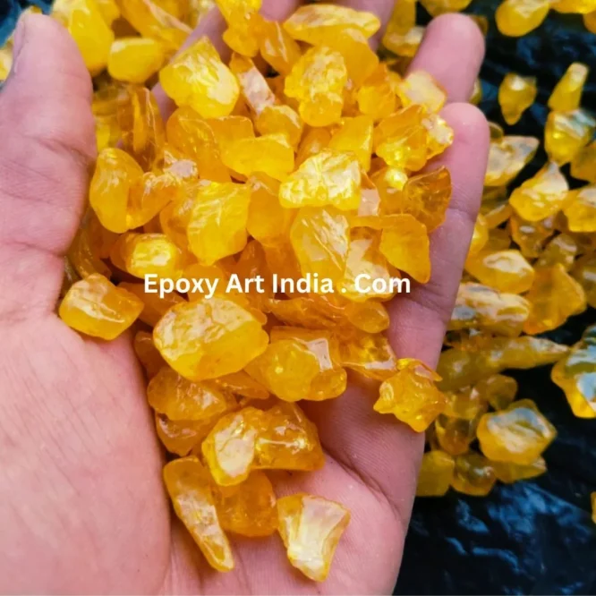 Yellow Stone For Resin Art