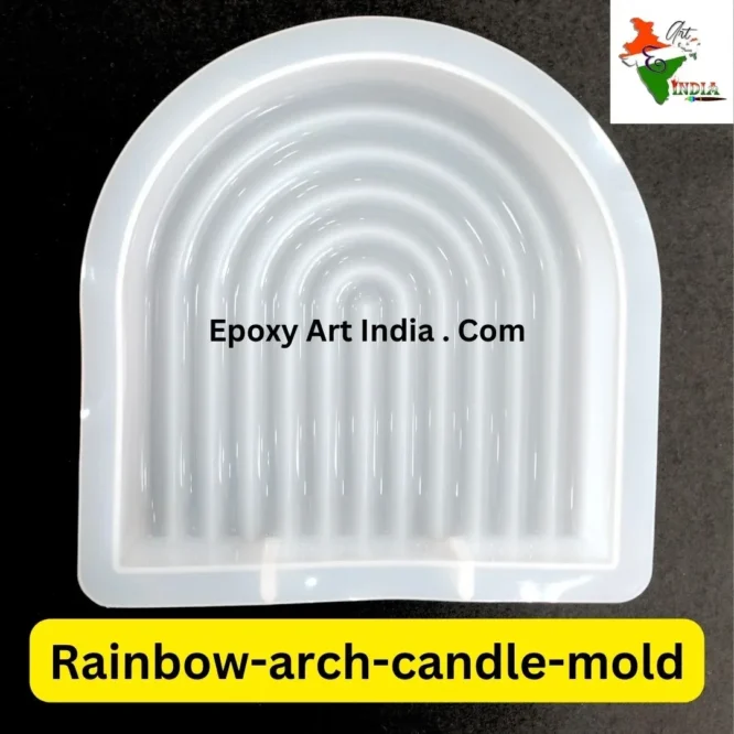 Rainbow-arch-candle-mold-2 for resin art CM002