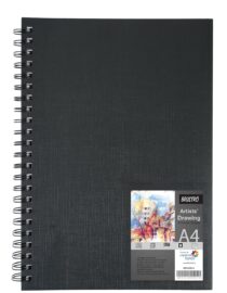 Brustro Artists Wiro Bound Sketch Book, A4 Size, 116 Pages, 160 GSM