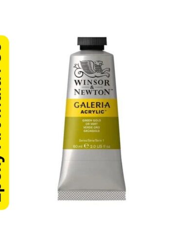 Winsor & Newton Acrylic Colour - 60ML tube (Green Gold)