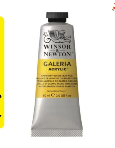 Winsor & Newton Acrylic Colour - 60ML tube (Cadmium Yellow Deep Hue)