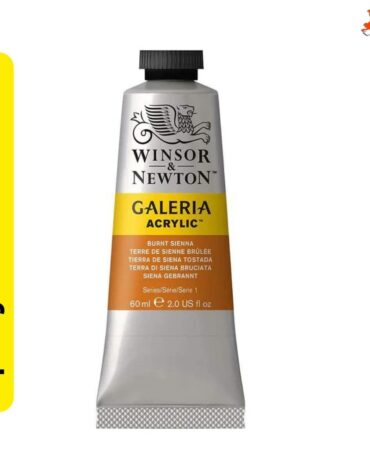 Winsor & Newton Acrylic Colour – 60ML tube (Burnt Sienna)