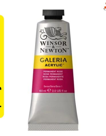 Winsor & Newton Acrylic Colour – 60ML tube (Permanent Rose)