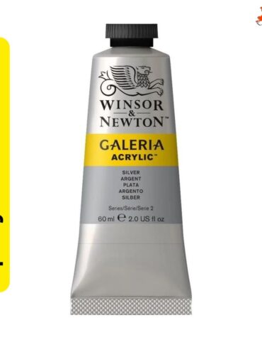 Winsor & Newton Acrylic Colour – 60ML tube (Silver)
