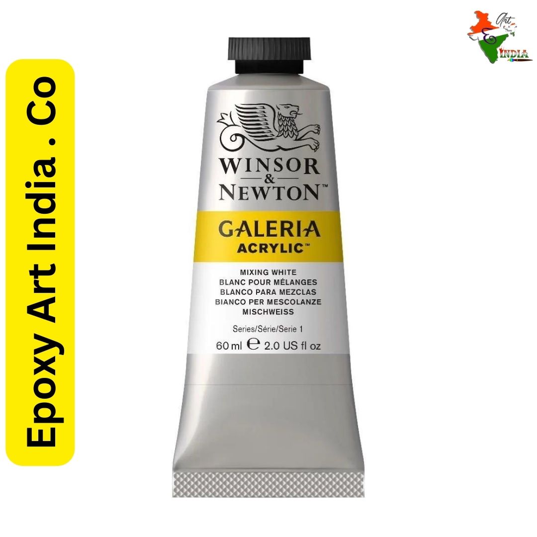Winsor & Newton Acrylic Colour 60ML tube (Mixing White) Epoxy Art India