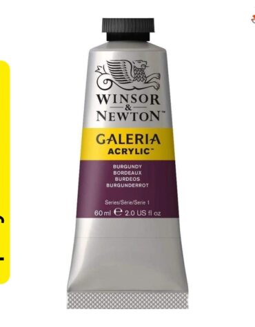 Winsor & Newton Acrylic Colour – 60ML tube (Burgundy)