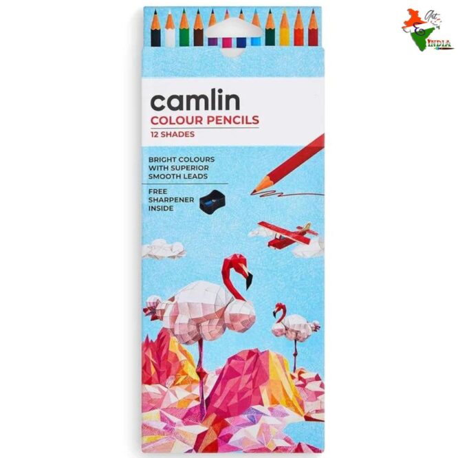 Camlin Colour Pencils 15 Shades With Sharpener
