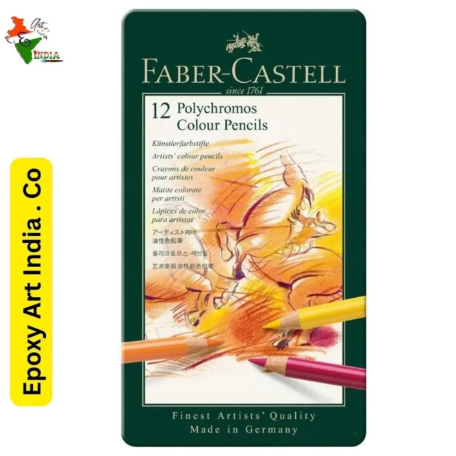 Faber-Castell Polychromos Color Pencil Set of 12Faber-Castell Polychromos Color Pencil Set of 12