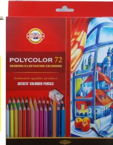 Kohinoor Polycolor 24 Drawing illustrating colouring Artists Pencils