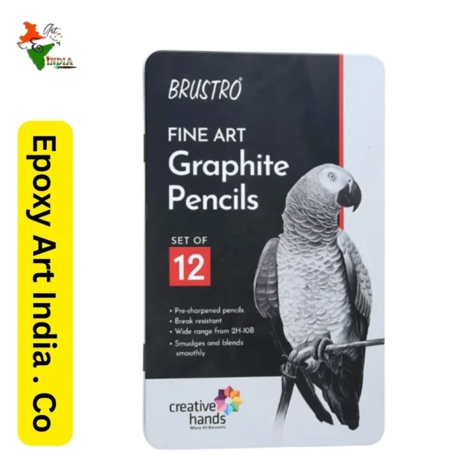 brustro Fine Art Graphite Pencils Set Of 12