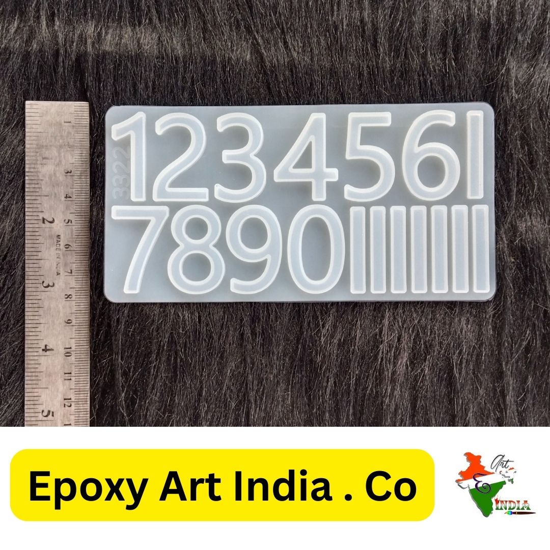 Numerical Number Mold For Resin Art Epoxy Art India